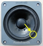 1 x Foam surround for repair Quadral 122TF midrange speaker