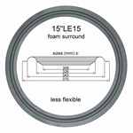Stage Accompany SA1513 - 1x foam surround for 15 inch