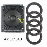 1 x GUMMI Sicke für Bang & Olufsen MCMXCII Bass