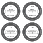 Elipson Colonne Duson - 4x Foamrand voor reparatie
