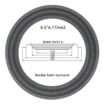 1 x Foamrand voor Infinity Reference 6 - midden-laag