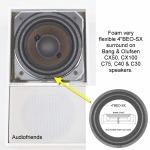 Bang & Olufsen CX100 - 4 x Foam surrounds for repair