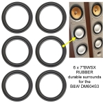 Bowers & Wilkins Sorrento - 6 x GUMMI Sicke für Tieftöner