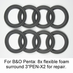 B&O Penta 6601, 6602, 6603 - 9 x Schaumstoff Sicke