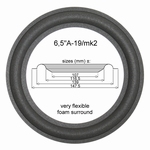 6,5"A-19/mk2 - SCHAUMSTOFF Sicke für Reparatur Lautsprecher
