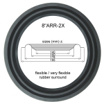 8"ARR-2X - GUMMI Sicke für Reparatur Lautsprecher