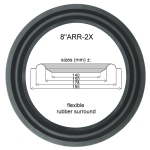 Focal 8N400 woofer - 1x RUBBER rand voor reparatie.