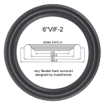 Mission woofer type 7SD-83450 - 1x Foamrand voor reparatie.