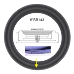 Yamaha MSP5 Studio repai: 1x GENUINE / ORIGINAL surround.