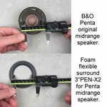 Bang & Olufsen Beolab/vox Penta - 1 x Schaumstoff Sicke