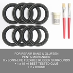 Bang & Olufsen Beovox/Beolab Penta - Reparaturset GUMMI