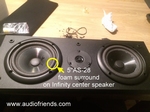 1 x Foam surround Infinity Kappa series II, RS Video center