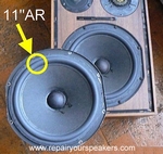1 x Foam surround for Acoustic Research AR9. AR91, AR915