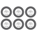 RFT BR25, BR26, BR50, BR100, 7102 - 6 x Schaumstoff Sicken