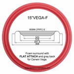 1 x 15 inch foamrand voor reparatie Cerwin Vega - FLAT