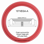 1 x 15 inch foamrand voor reparatie Cerwin Vega - ANGLED