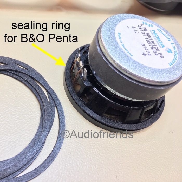 B&O Penta Repairkit RUBBER for repair midrange speakers