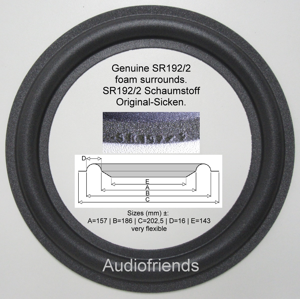 24W100 2x foam,sicken Dynaudio 8"  24W75 
